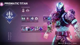 New Pve Prismatic Stasis Build amp Fashion for Titan with Icefall Mantle season 25 Destiny 2 [upl. by Most917]