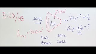 Thermodynamics Mech3001  Week 5  Problem 6 528 [upl. by Phail]