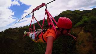 Longest Zipline in Colombia  GoPro  Drone Footage [upl. by Shanon]