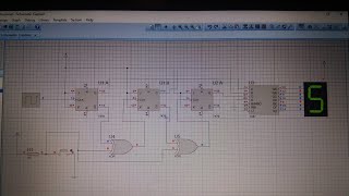 compteur et décompteur asynchrone modulo 8 à base du bascule JK [upl. by Ormsby877]