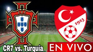 Portugal vs Turquía en vivo CR7 vs Turquía Eliminatorias Qatar 2022 [upl. by Drofnil]