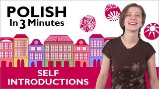 Learn to Speak Polish Lesson 1  How to Introduce Yourself in Polish [upl. by Ky]