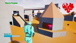 UE4  Multiplayer Coop 3rd Person Shooter Demo [upl. by Keligot]