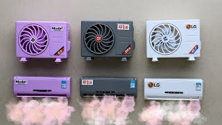 Top 3 Miniature Air Conditioner Unboxing amp Test Video  Best Gadgets Solar AC [upl. by Schoof]