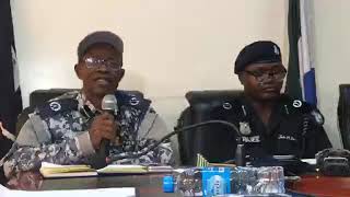 FULL BRIEFING Sierra Leone Police Update The Press About The June 19th FACELESS PROTEST [upl. by Estele979]