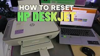 How To Reset HP Deskjet 2800e Printer [upl. by Brasca]