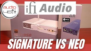 ifi Micro iDSD Signature vs NEO iDSD  Comparison  Review [upl. by Besse]