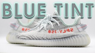 RESTOCK  Adidas Yeezy 350 V2 Blue Tint 2022 Detailed Review [upl. by Iliak]