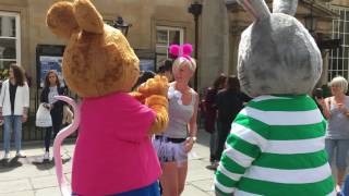 Pip and Posy in Bath 09072016 [upl. by Adlemi]