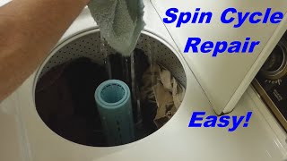 How to Fix a Washing Machine That Wont Spin  Weak Spin Cycle Easy Fix [upl. by Kristos421]