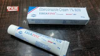 Eberfine cream 1 ww  Eberconazole cream uses  side effects hindi review [upl. by Latreshia]