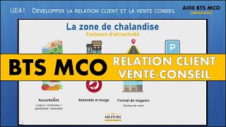 AIDE BTS MCO  Questce quune Zone de chalandise   Relation client et vente conseil [upl. by Bigod]