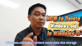 How to Delete Windows Old in Windows 11  Zhai Juander [upl. by Arved]