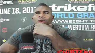 Alistair Overeem  quotFabricio should be ashamedquot [upl. by Ajaj]