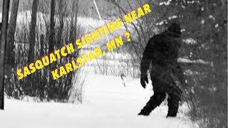 Sasquatch Sighting Near Karlstad Minnesota [upl. by Ainerbas281]