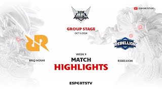 RRQ Hoshi vs Rebellion HIGHLIGHTS MPL ID S14  RBL vs RRQ ESPORTSTV [upl. by Aliakim]