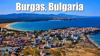 Burgas Bulgaria  The beach and other tourist attractions [upl. by Quin82]