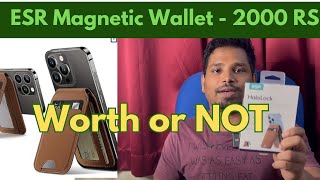 ESR Magnetic Wallet  Detailed Review  Tamil  2000Rs Worth or Not foodandfitnesstamil [upl. by Penman890]