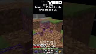 blöcke abbauen 3 capcut shorts gaming minecraft [upl. by Rosenblatt512]