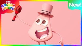 Pink  Colours for Kids  Episode 23  Colourblocks [upl. by Adanar]