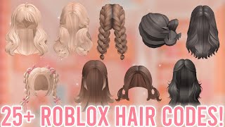 25 Aesthetic HAIR CODES WITH CODES  LINKS  ROBLOX BLOXBURG BERRY AVENUE [upl. by Trixi694]