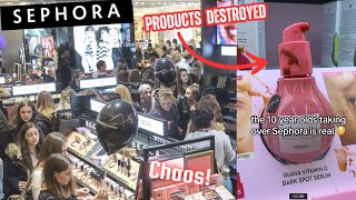 10 Year Olds Have TAKEN OVER Sephora [upl. by Refennej]