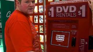 RedBox DVD Rental Vending Machine [upl. by Noyad]