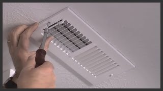 Replacing a heat vent register [upl. by Klockau]