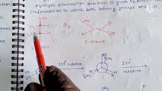 Pyrolytic syn elimination or internal elimination [upl. by Pearl]