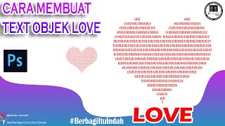 Membuat tulisan berbentuk objek dengan photoshop [upl. by Negriv]