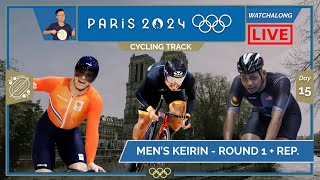 CYCLING TRACK  SHAH FIRDAUS 🇲🇾 MENS KEIRIN LIVE Paris 2024 OLY Day 15 Darence Chan Watchalong [upl. by Elleinet107]