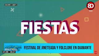 52° FESTIVAL DE JINETEADA Y FOLCLORE EN DIAMANTE ULTIMA NOCHE 2024 CANAL 8 DIGITAL [upl. by Cower]