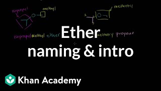 Ether naming and introduction  Organic chemistry  Khan Academy [upl. by Hopfinger]