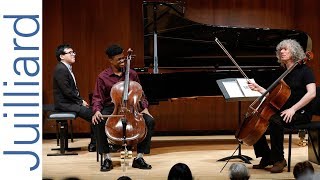 Sterling Elliott Schumanns Cello Concerto  Juilliard Steven Isserlis Cello Master Class [upl. by Carla]