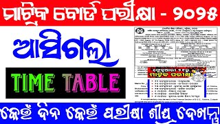 10th Class Matric Board Exam Date Announced। Exam Date Time Table With Subject। Matric Exam 2025 [upl. by Nonnahsed]