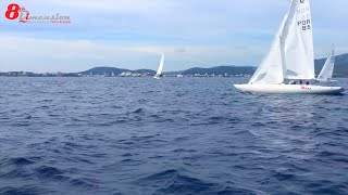 Dragon Sailing  Light wind tack with 8D Team [upl. by Eidissac]