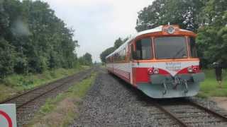 Trains Denmark Lemvigbane Incl cab rides [upl. by Macguiness]