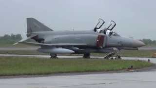 German Air Force F4F Cartridge Start Engine Run  Wittmund Phantom Pharewell Spottersday 28062013 [upl. by Symon]