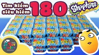 Shopkins  Mở 180 Shopkins season 1 săn nhân vật siêu hiếm Ultra Rare  ToyStation 82 [upl. by Ryan]