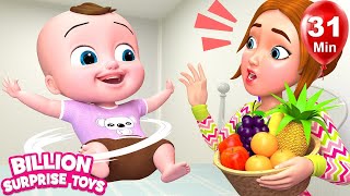 Five Little Babies  BillionSurpriseToys Nursery Rhymes Kids Songs [upl. by White]