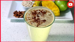 BATIDO PARA DESAYUNAR  LICUADO SALUDABLE DE PIÑA CON AVENA [upl. by Angelina]