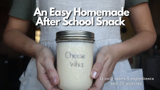 Cheese Whiz Tutorial Easy 5 Ingredient Homemade Cheese [upl. by Apur]