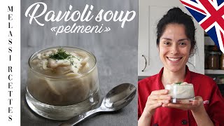 Soup with dumplings very easy recipe  Melassi Photography [upl. by Durrett]