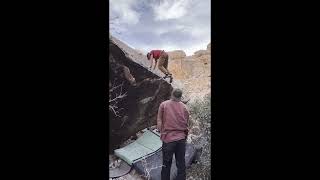 Red Rock Bouldering  Hydropower Stand V7 [upl. by Mogerly319]