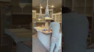 Cabinet Sanding ASMR in Frisco TX [upl. by Conlee11]