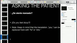 Beginning Spanish for Medical Professionals Nurses [upl. by Lynde665]