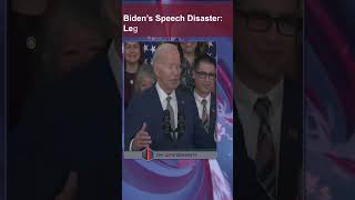 Biden’s Embarrassing Speech Stutter Caught on Camera short biden [upl. by Rednijar]