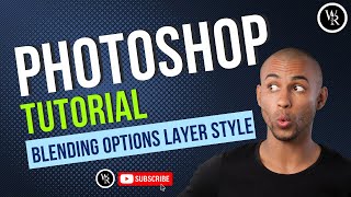 Blending Options Layer Styles  Adobe Photoshop For Beginners  Photoshop Tutorial in Tamil  Cls 12 [upl. by Fara]