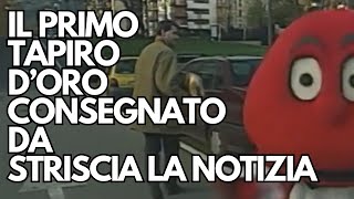 IL PRIMO TAPIRO DORO della Storia di Striscia la Notizia 1996 [upl. by Rebmit]