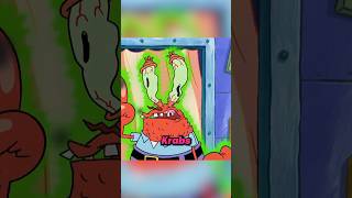 SpongeBob accidentally ripped off one of Mr Krabs eyes spongebob shorts animation foryou [upl. by Andri396]